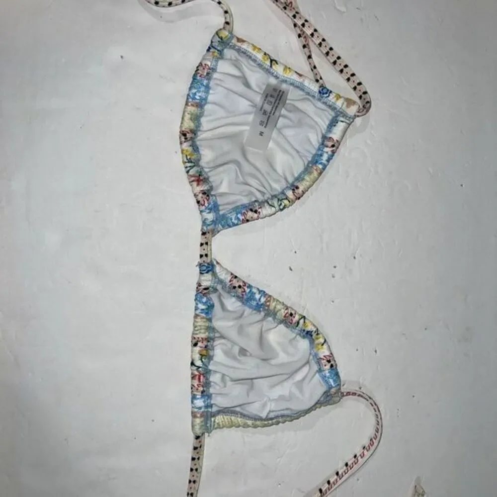 Shein swimwear Summer‎ Beach Paisley & Floral 2 Pc Bikini-tie Front Bra & Bottom